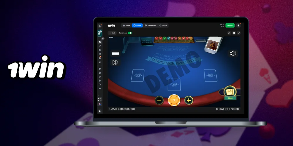 Play blackjack at 1win in demo